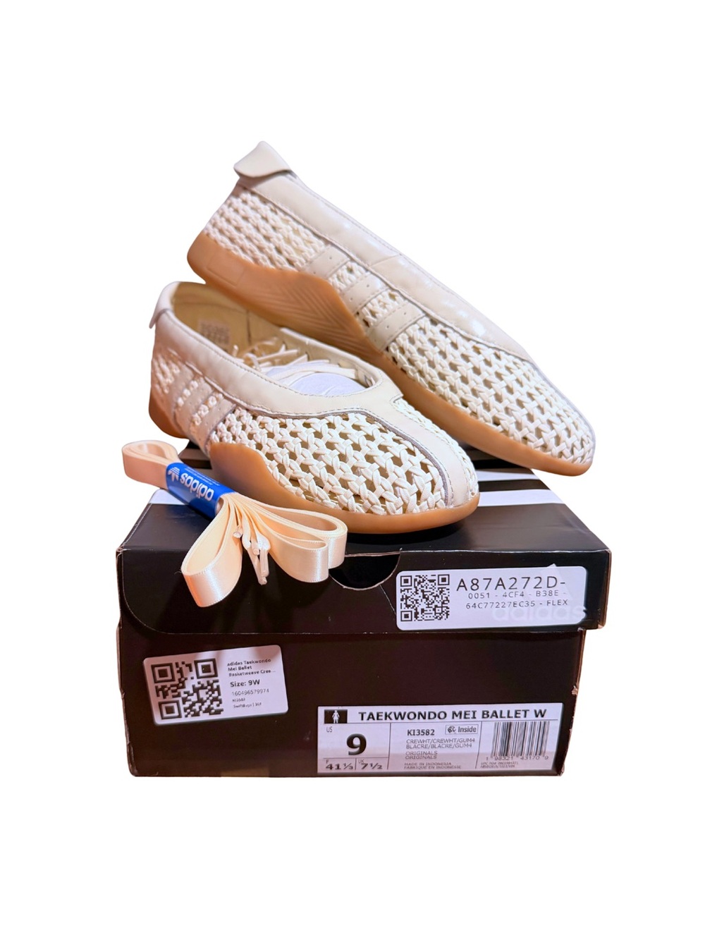 Adidas Taekwondo Mei Cream Woven Sneakers